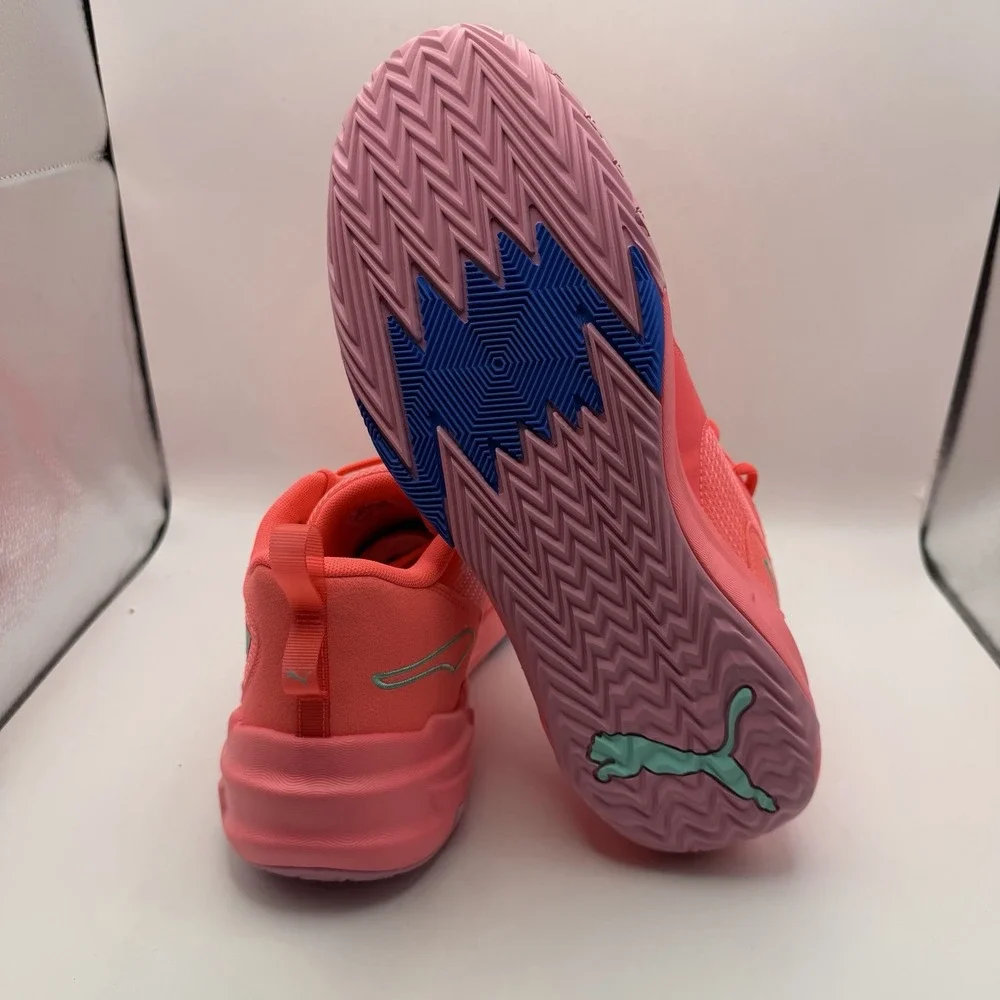 PUMA‎ Scoot Zeros Sunset Glow Pink/Blue Basketball Men's Size 11 - 310415-02